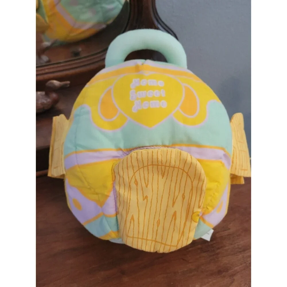 RARE Easter Egg Plush Home With Plush Rabbit Family Stuffed Animals